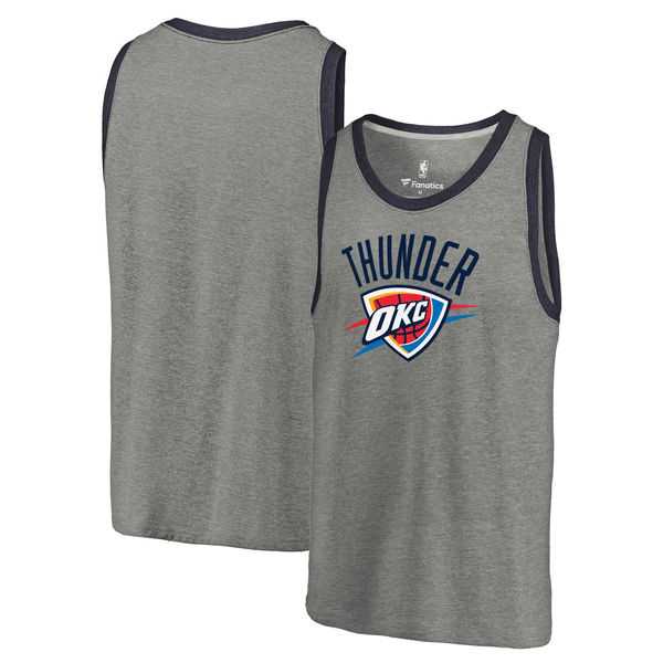 Oklahoma City Thunder Team Essential Tri-Blend Tank Top - Heather Gray,We sell and wholesale Oklahoma City Thunder Team Essential Tri-Blend Tank Top - Heather Gray on line form chian!